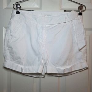 J Crew Women's White Shorts Size 2